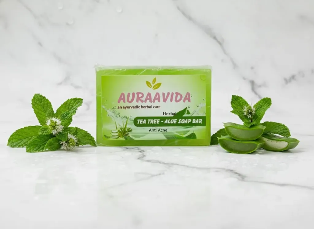Auraavida Herbal Tea Tree-Aloe - Anti Acne Soap Bar
