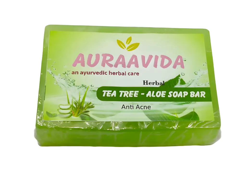 Auraavida Herbal Tea Tree-Aloe - Anti Acne Soap Bar