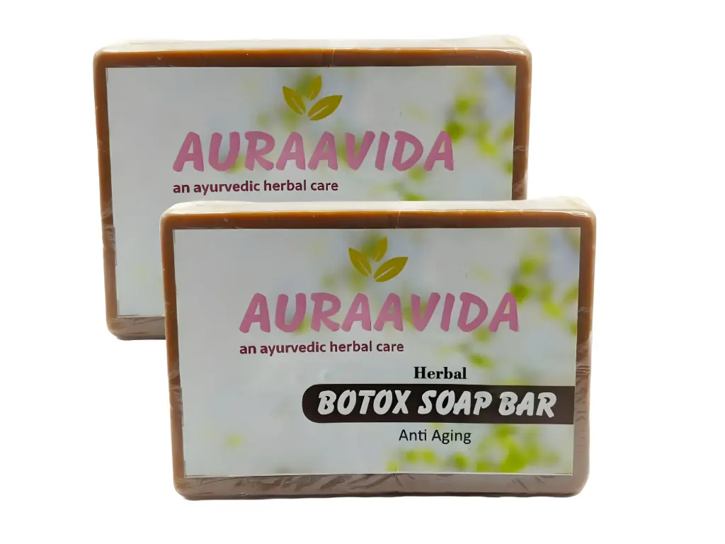 Auraavida Herbal Botox Anti Ageing Soap Bar (Pack of 2)