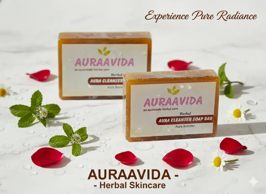 Auraavida Herbal Aura Cleanser-Aura Booster Soap Bar (Pack of 2)