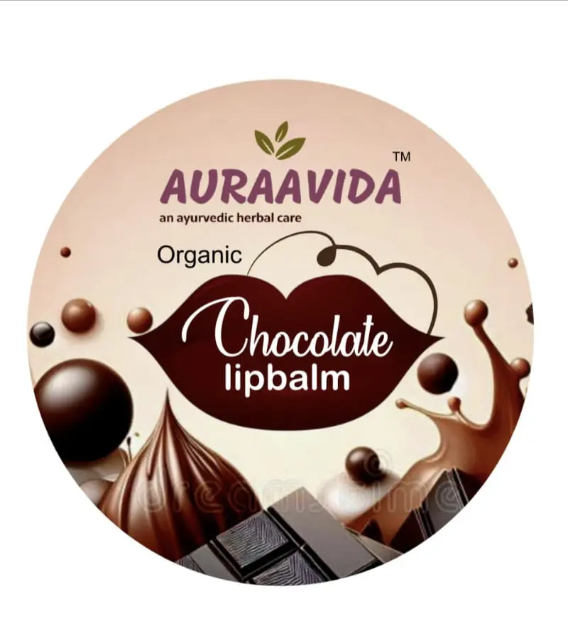 Auraavida Herbal Lip Balm - Chocolate