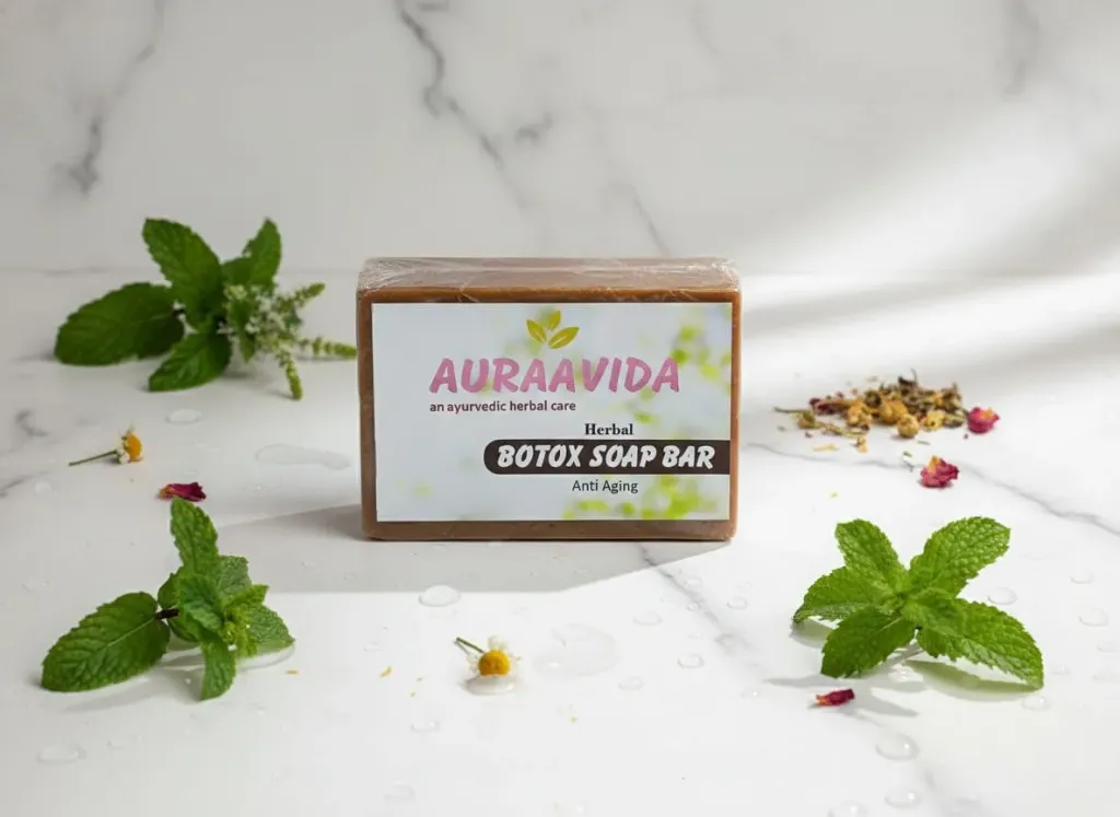 Auraavida Herbal Botox Anti Ageing Soap Bar