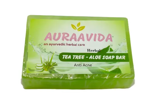 Auraavida Herbal Tea Tree-Aloe - Anti Acne Soap Bar