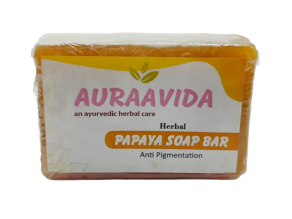 Auraavida Herbal Papaya Anti Pigmentation Soap Bar