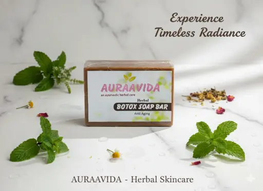 Auraavida Herbal Botox Anti Ageing Soap Bar